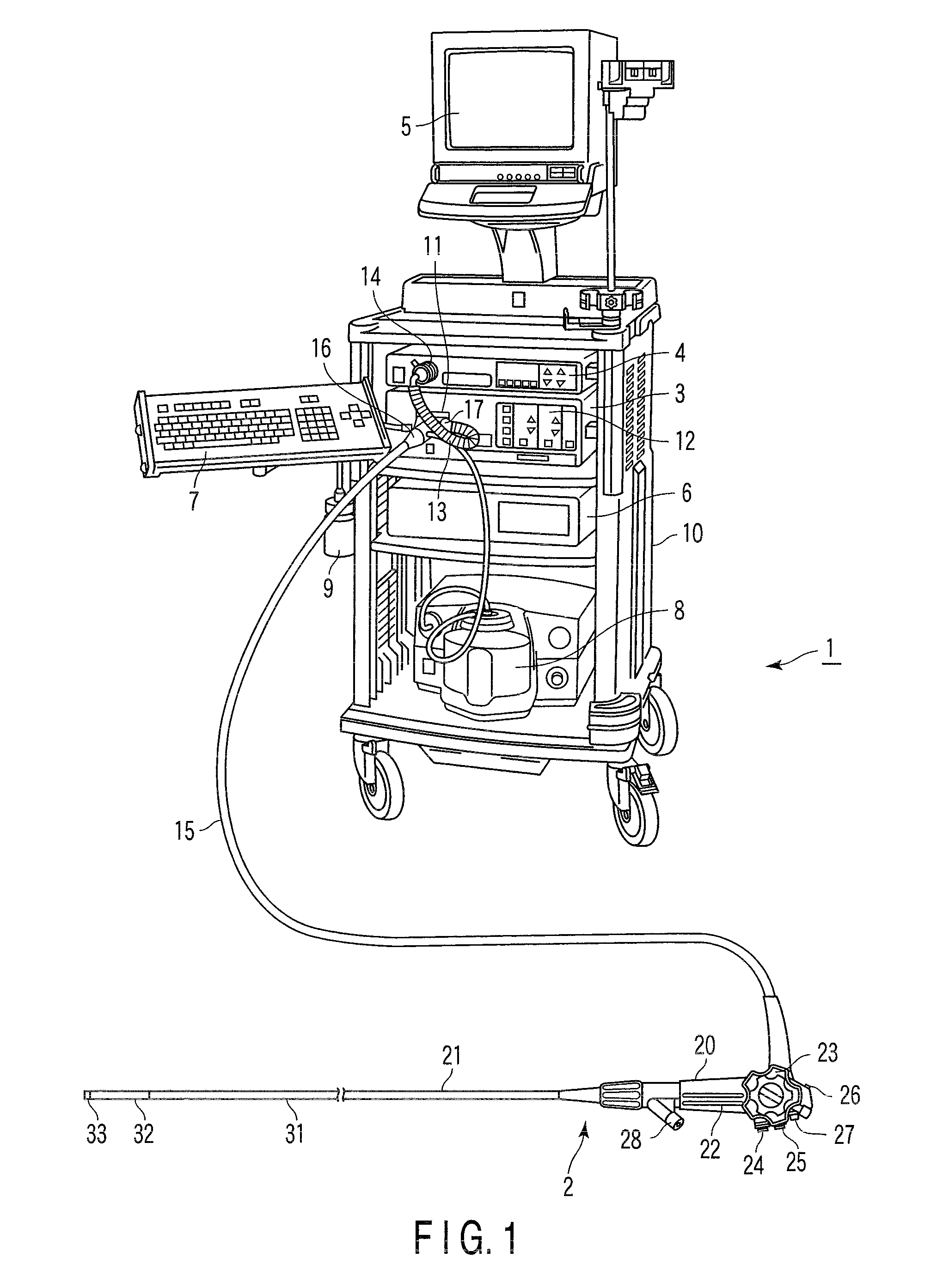 Multijointed bending mechanism and multijointed medical equipment having multijointed bending mechanism