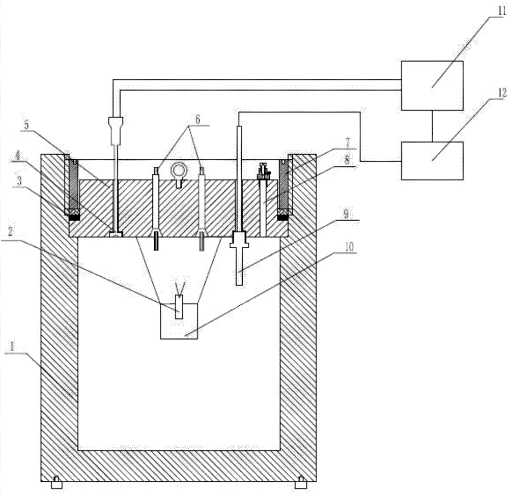 Method for measuring reaction completeness of powdered aluminium during aluminized explosive explosion process