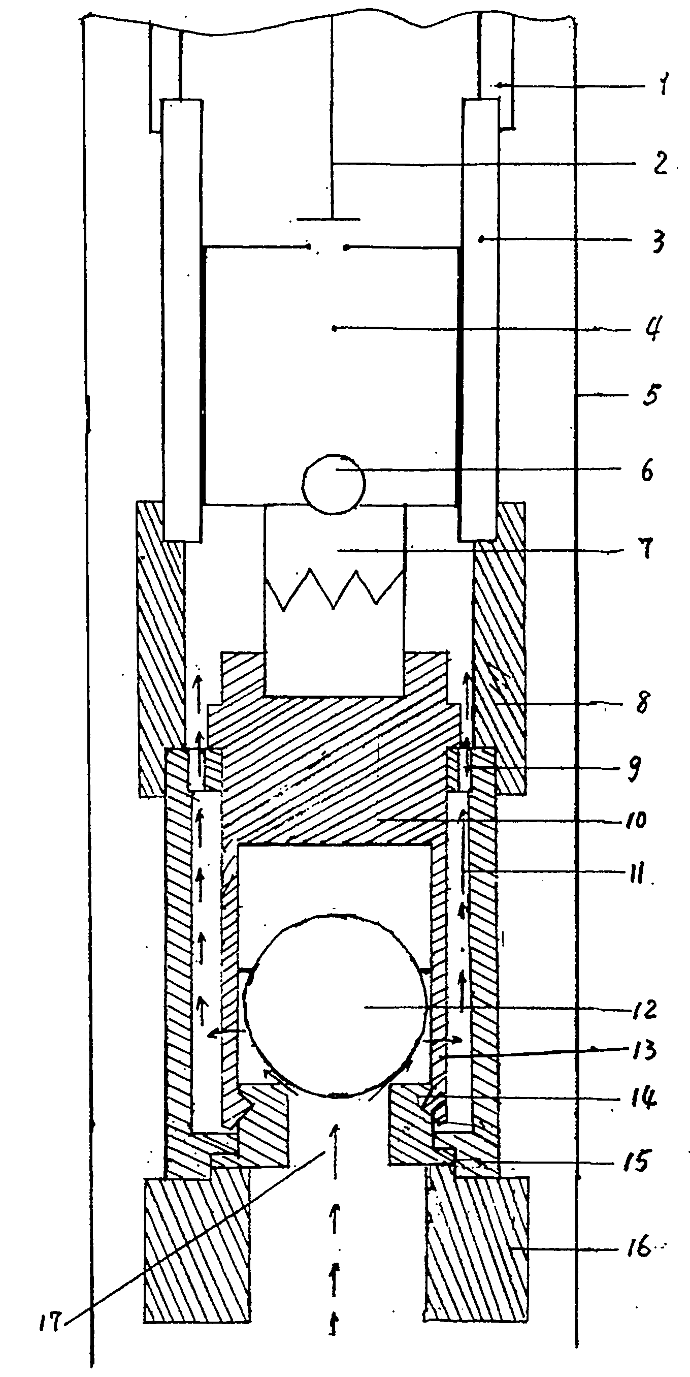 Novel oil-well pump capable of cleaning well during oil extraction