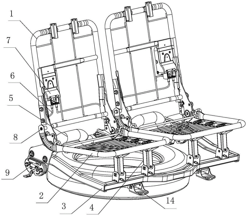 Novel rear seats of automobile