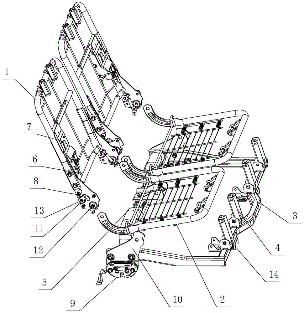 Novel rear seats of automobile