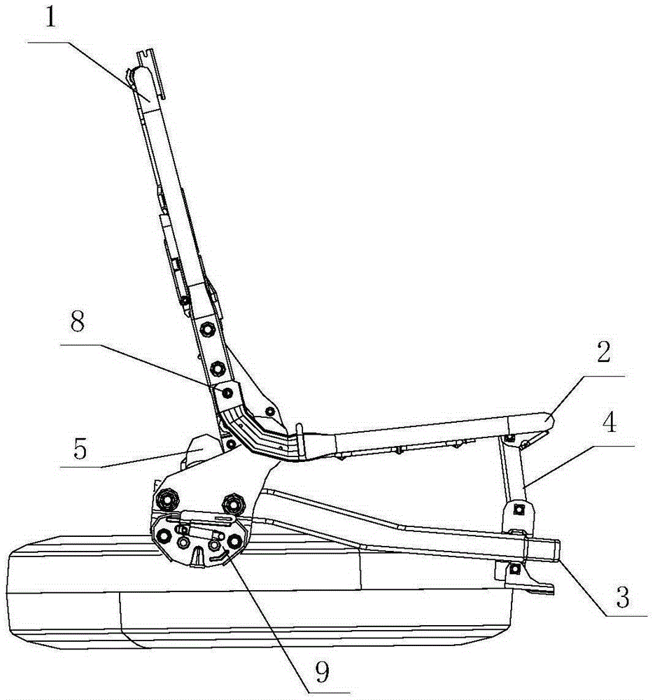 Novel rear seats of automobile