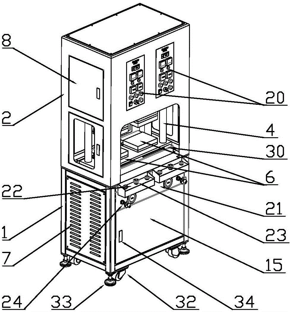 Double-station hot press