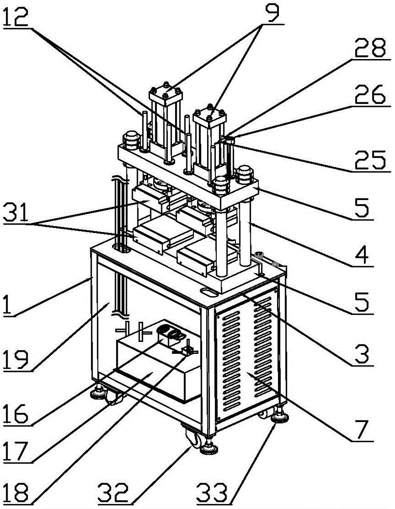 Double-station hot press