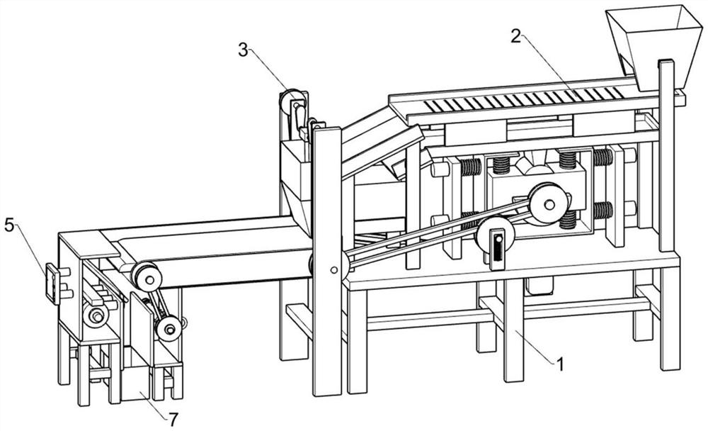 Feed raw material impurity removing and collecting device