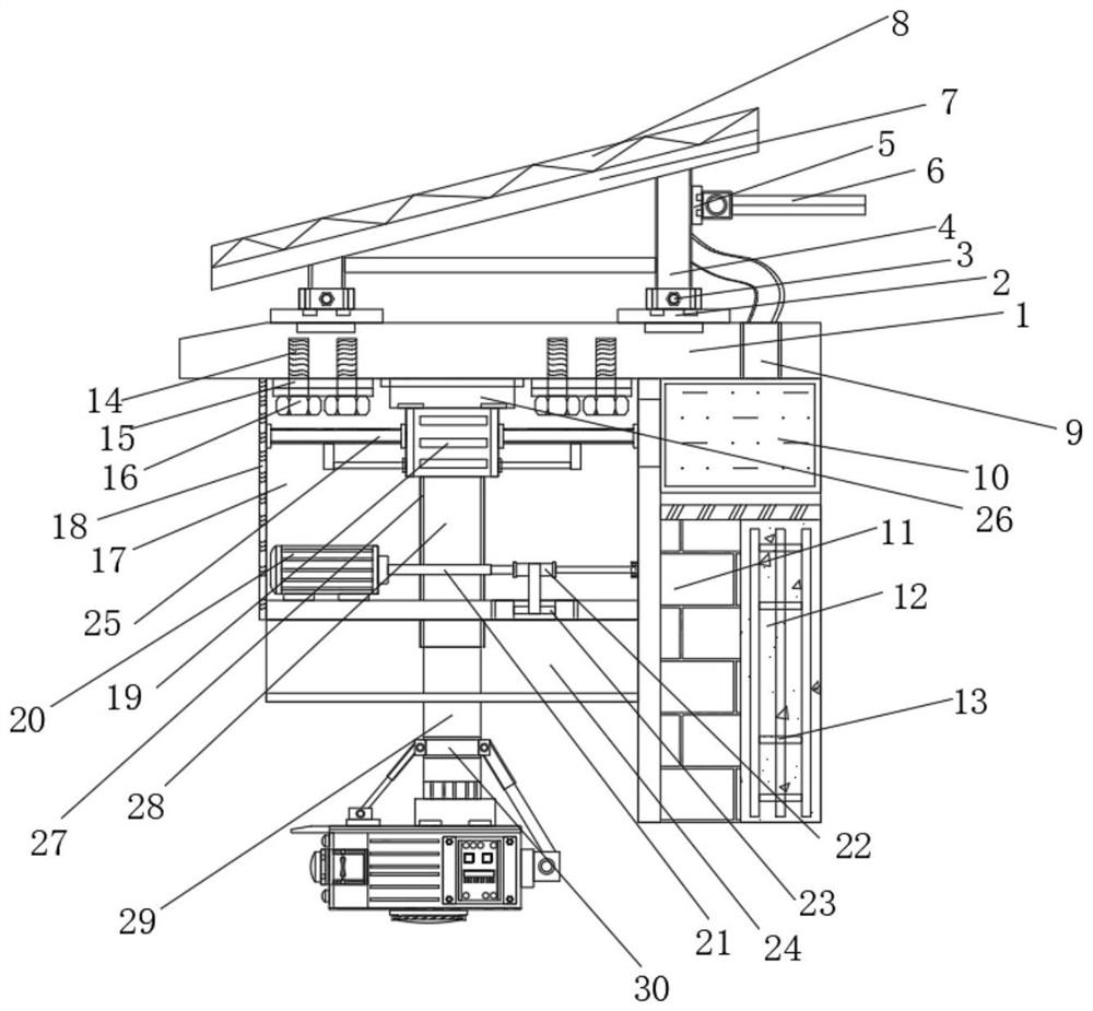 A security monitoring device with strong concealment of solar panels