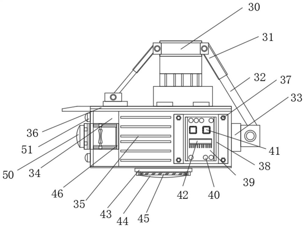 A security monitoring device with strong concealment of solar panels