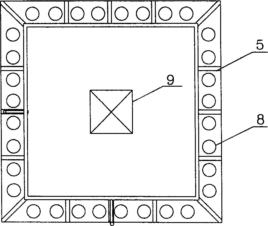 Stereo ecological floatation bed and water purification method thereof