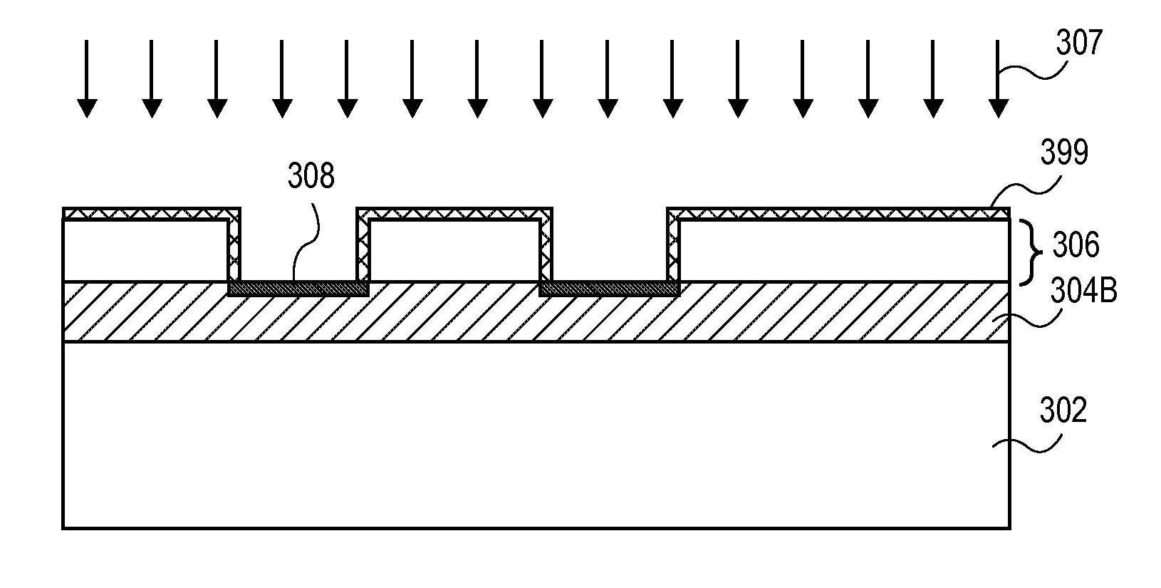 Method of patterning a low-k dielectric film