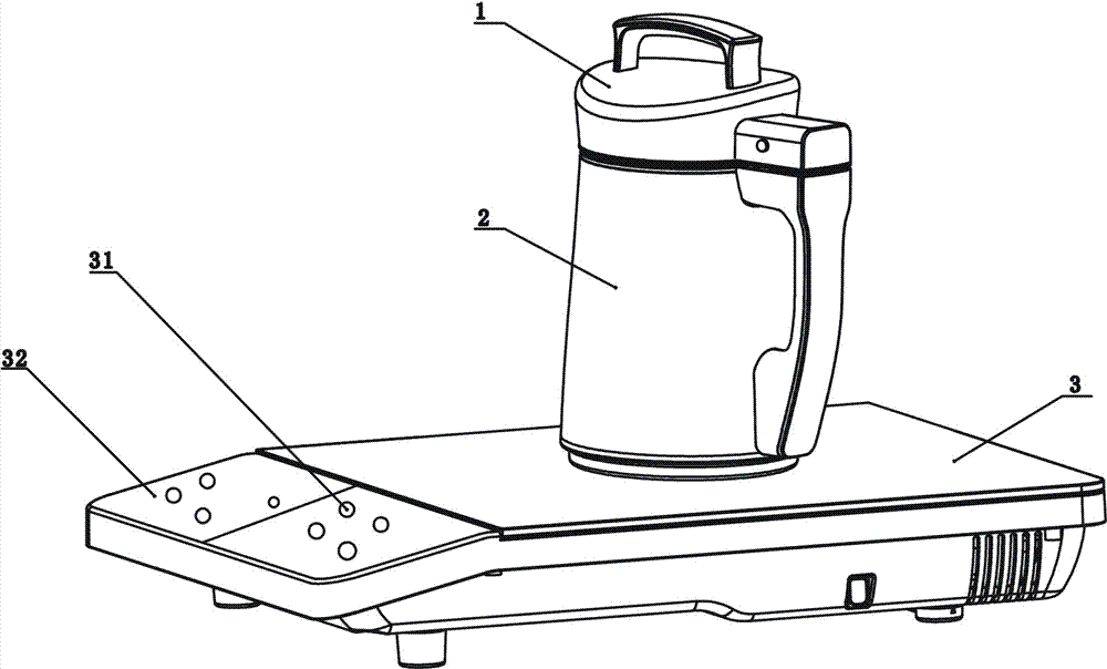 Electromagnetic heating cooking equipment capable of preparing soybean milk