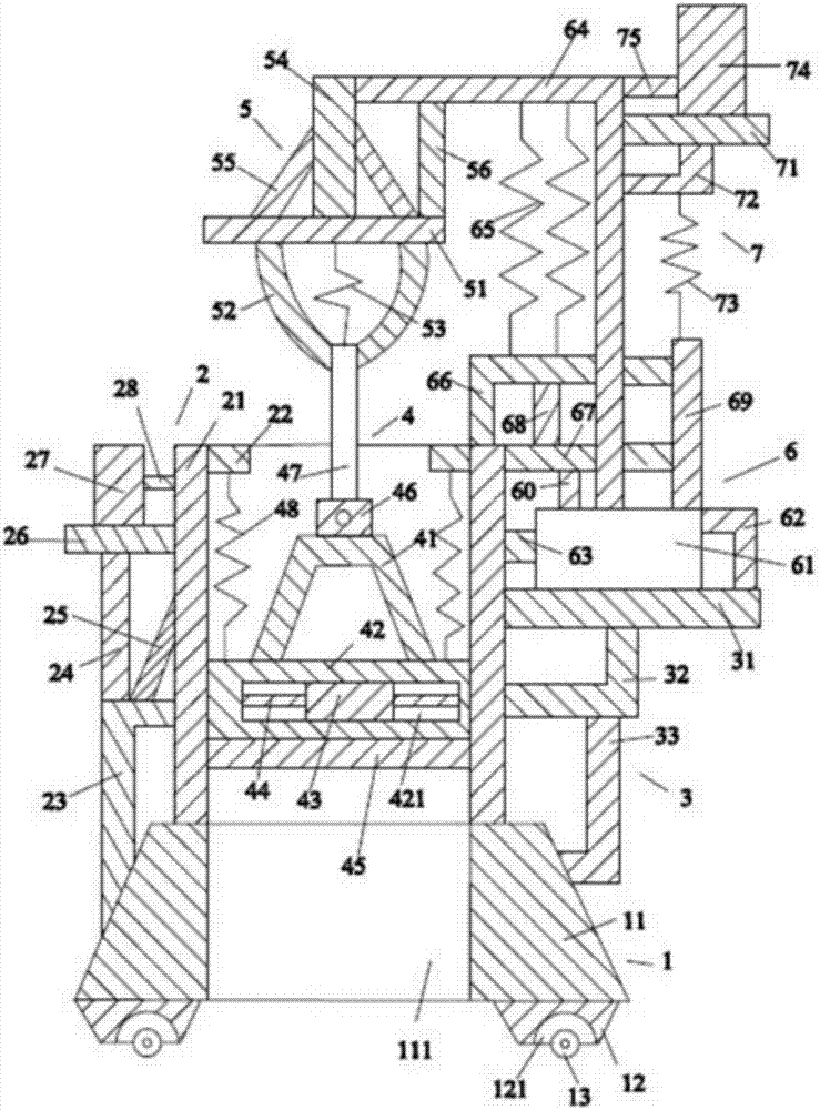 Punning device for electric power engineering construction