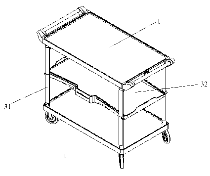 Foldable platform mechanism