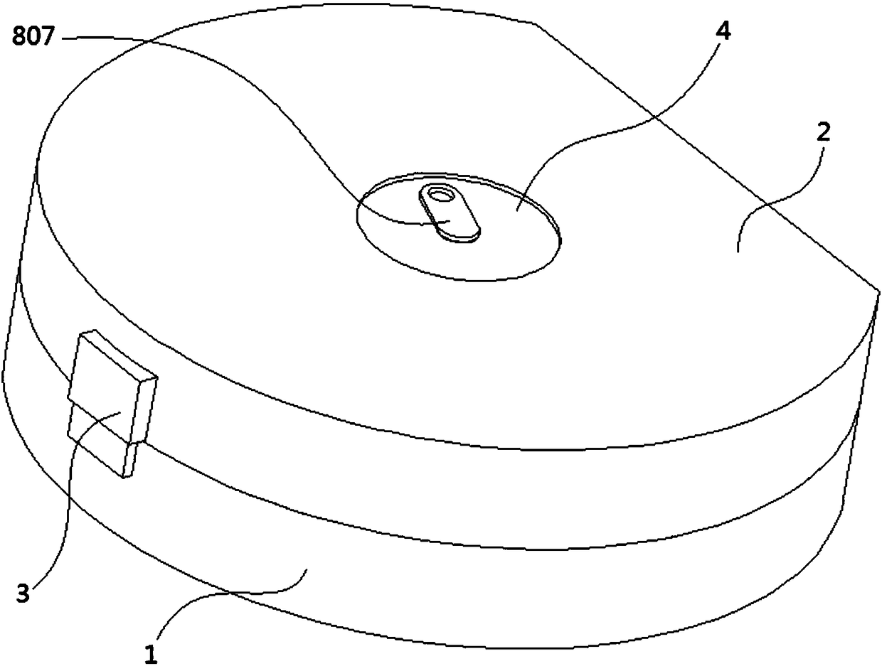 Earphone packing box with cable sorting function