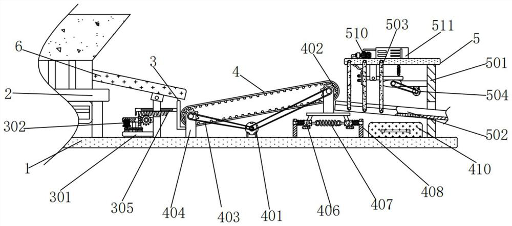 Building rubbish treatment multi-directional lap-joint combination equipment