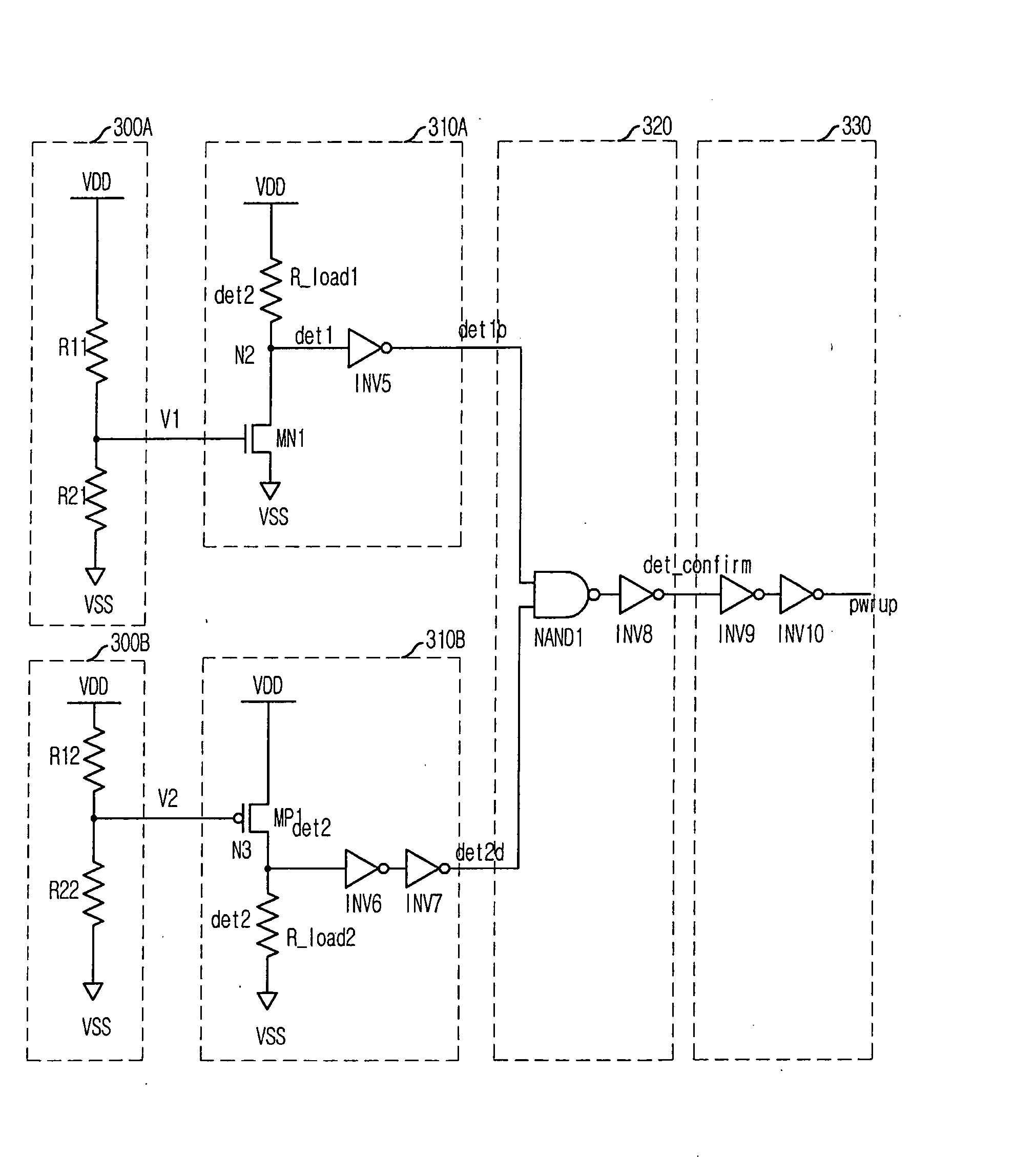 Power-up circuit semiconductor memory device