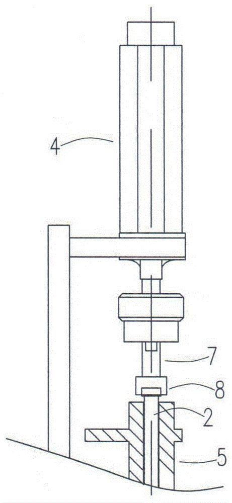 Device for detecting pressure resistant performance of camshaft oil hole plug