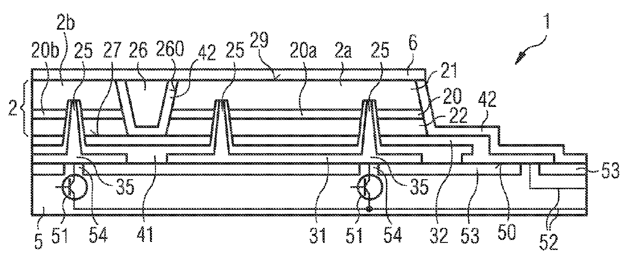 Display device and method for producing a display device