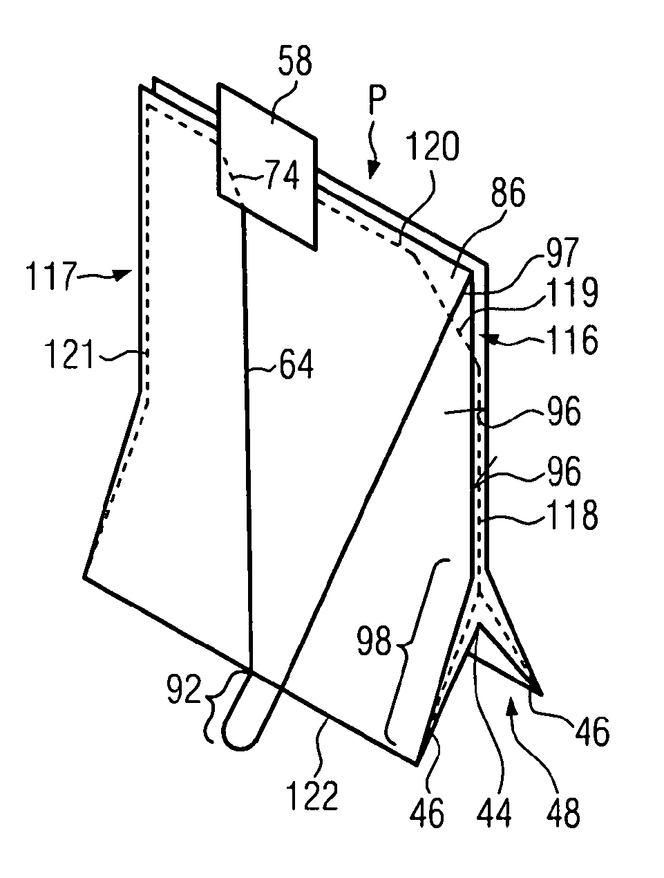 Method for making pouches and a pouch as such