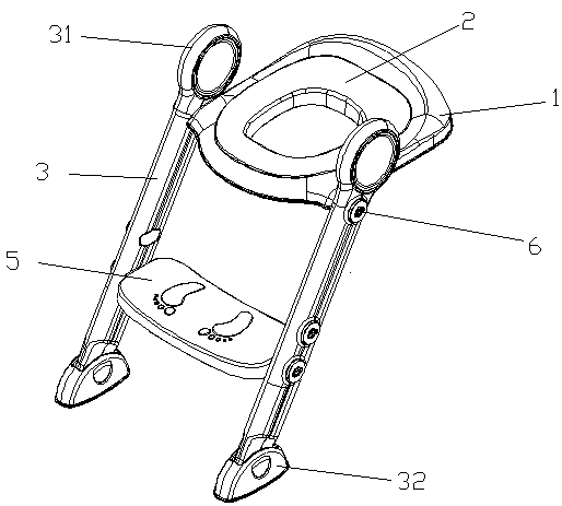 Ladder toilet