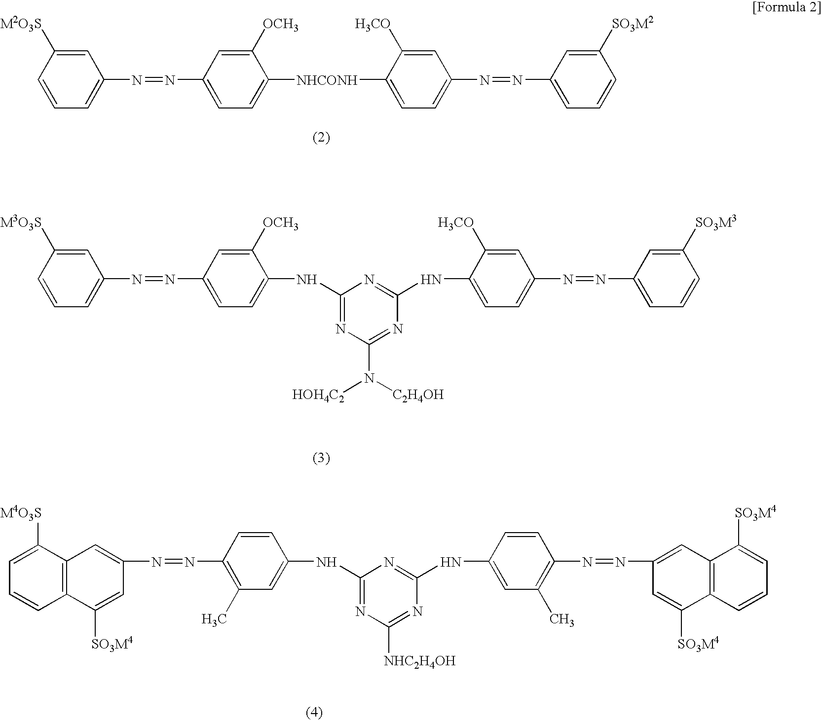 Azo compound, aqueous dye solutions containing the same, inks and use thereof