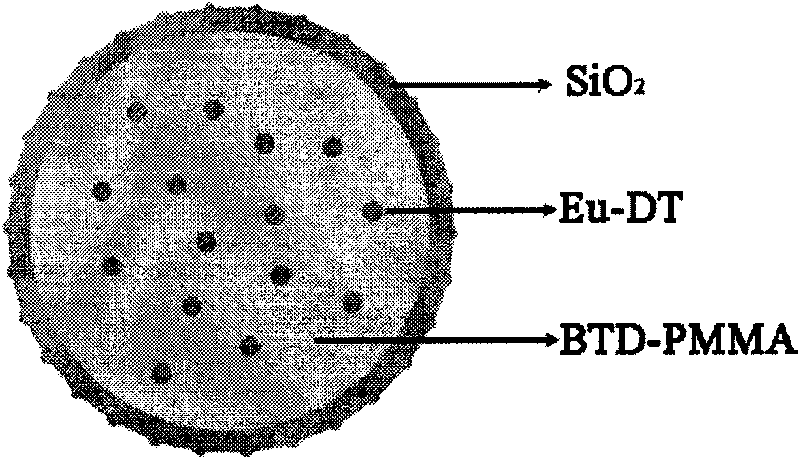 Bioluminescent nanoparticle, temperature sensing film and preparation method thereof