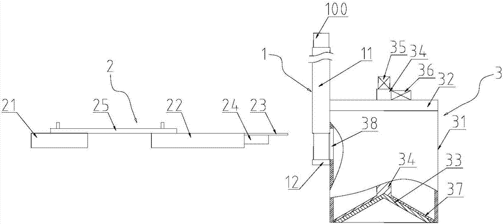 A kind of automatic material rod unloading equipment