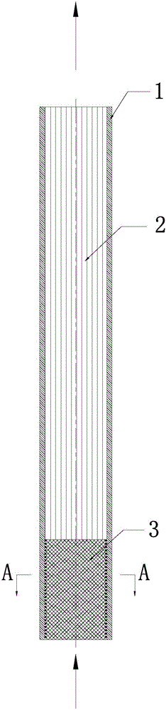 Internally-threaded evaporation heat exchange tube inlayed with wire mesh on inner surface