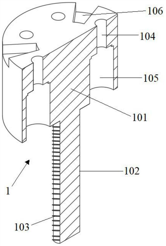 Hydraulic anti-loosening bolt and hydraulic anti-loosening bolt and nut fastening device