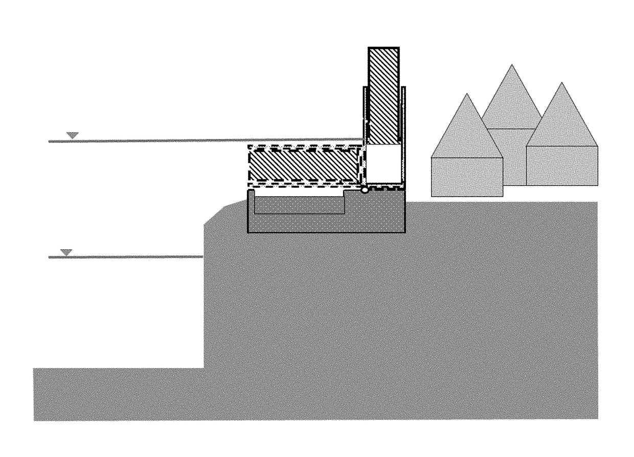 Boardwalk and Sidewalk System With Dual Use As Flood Control Barrier