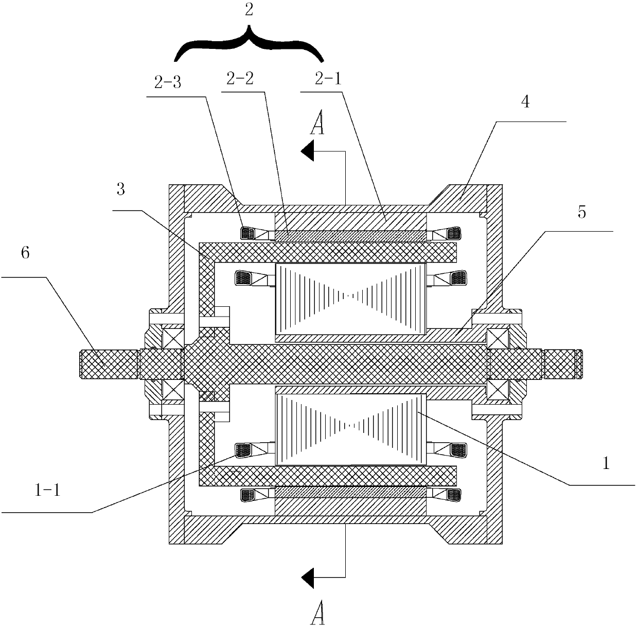 Magnetic flux memory type magnetic gear composite motor