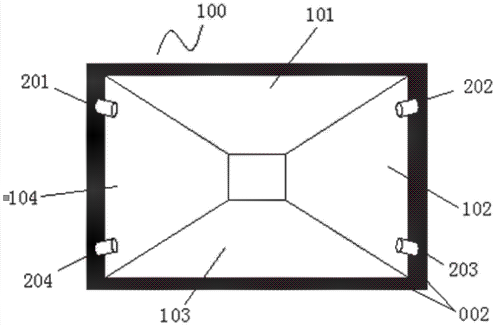 A barcode image reading device