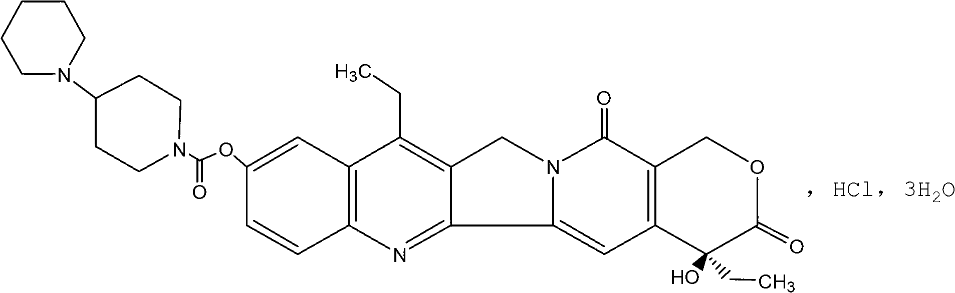 Irinotecan hydrochloride lipid nanoparticles injection