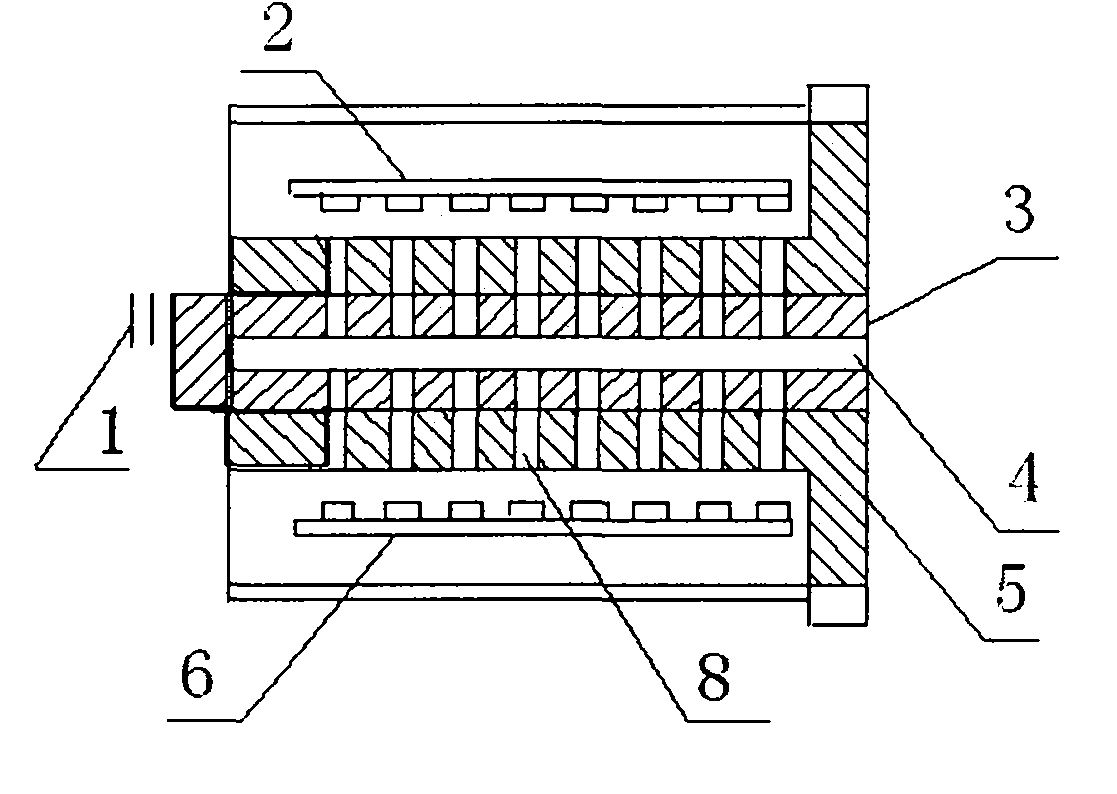 Photoelectric digital spring lock core