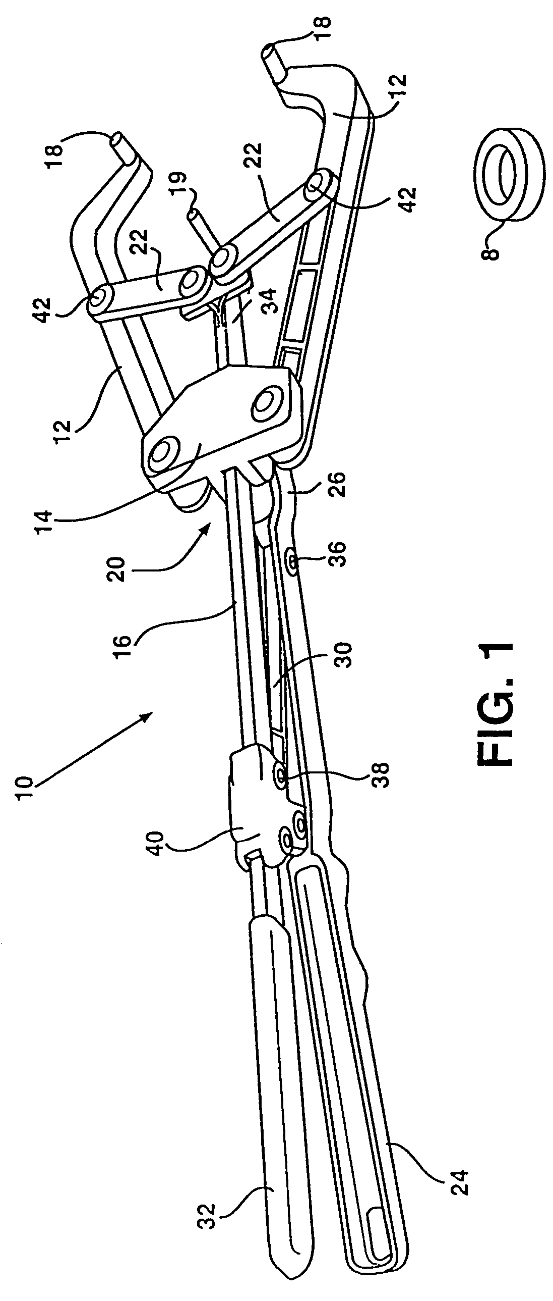 Three pronged lever-action castration tool