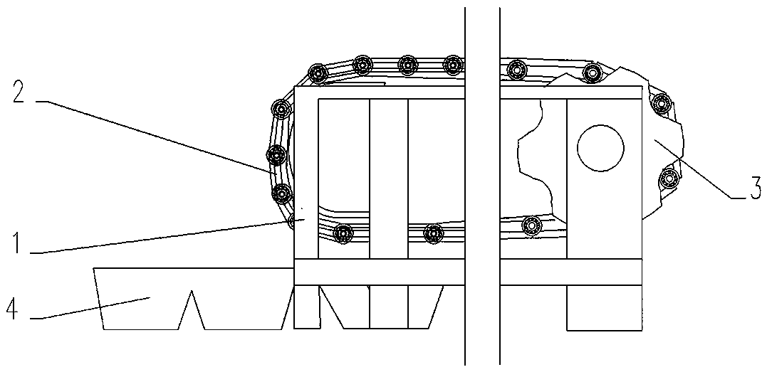 Electromagnetic induction metal screening equipment