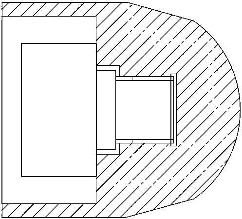 A cutting head connection structure and modification method