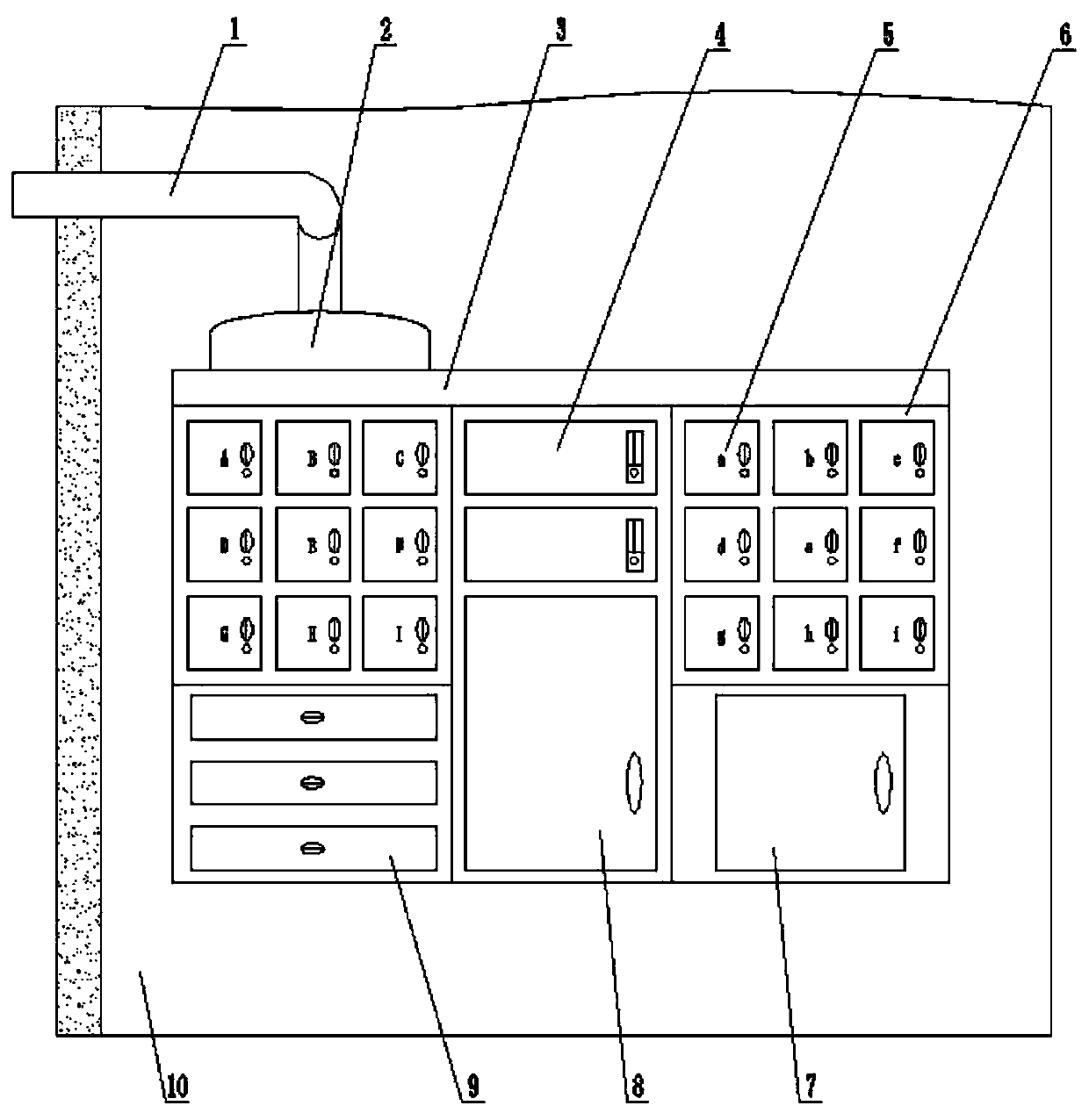 Specimen storing and transferring system for operating room and specimen submitting method