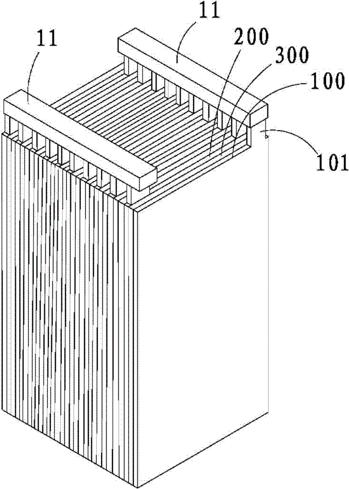 Unpaired weldment lead-acid battery pack