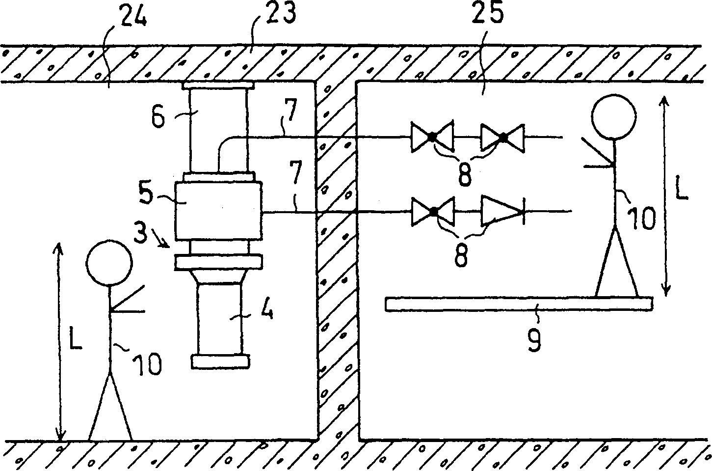 Nuclear power plant pump equipment