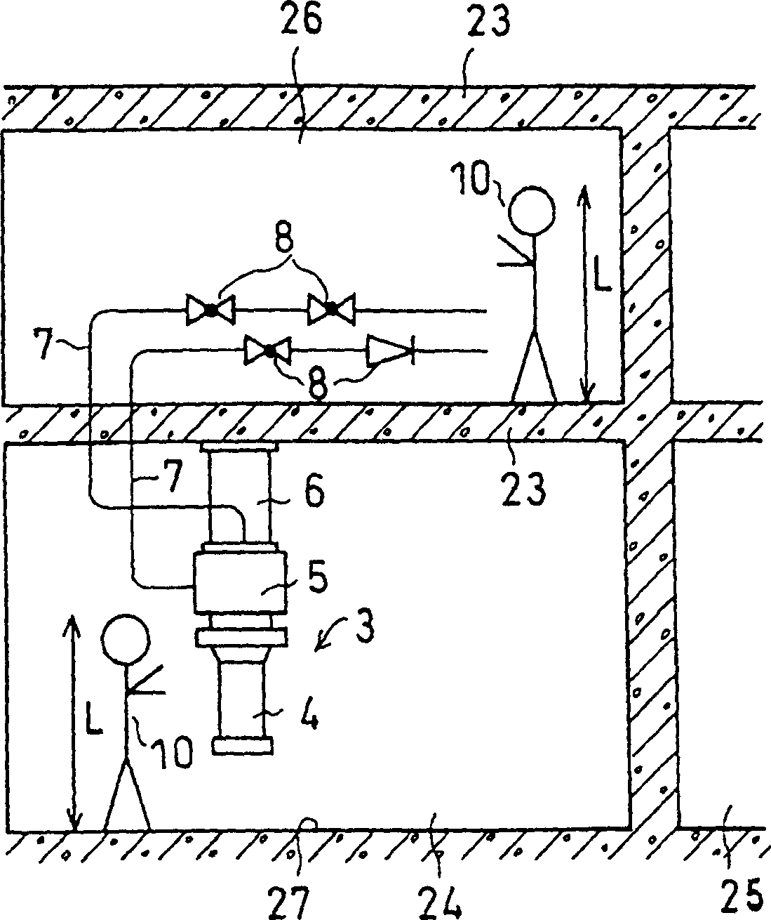 Nuclear power plant pump equipment