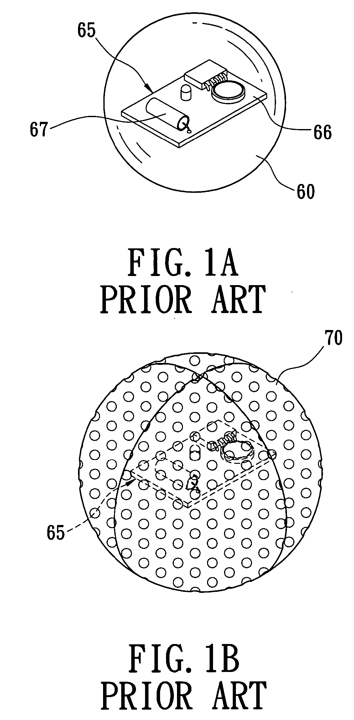 Modified ball structure