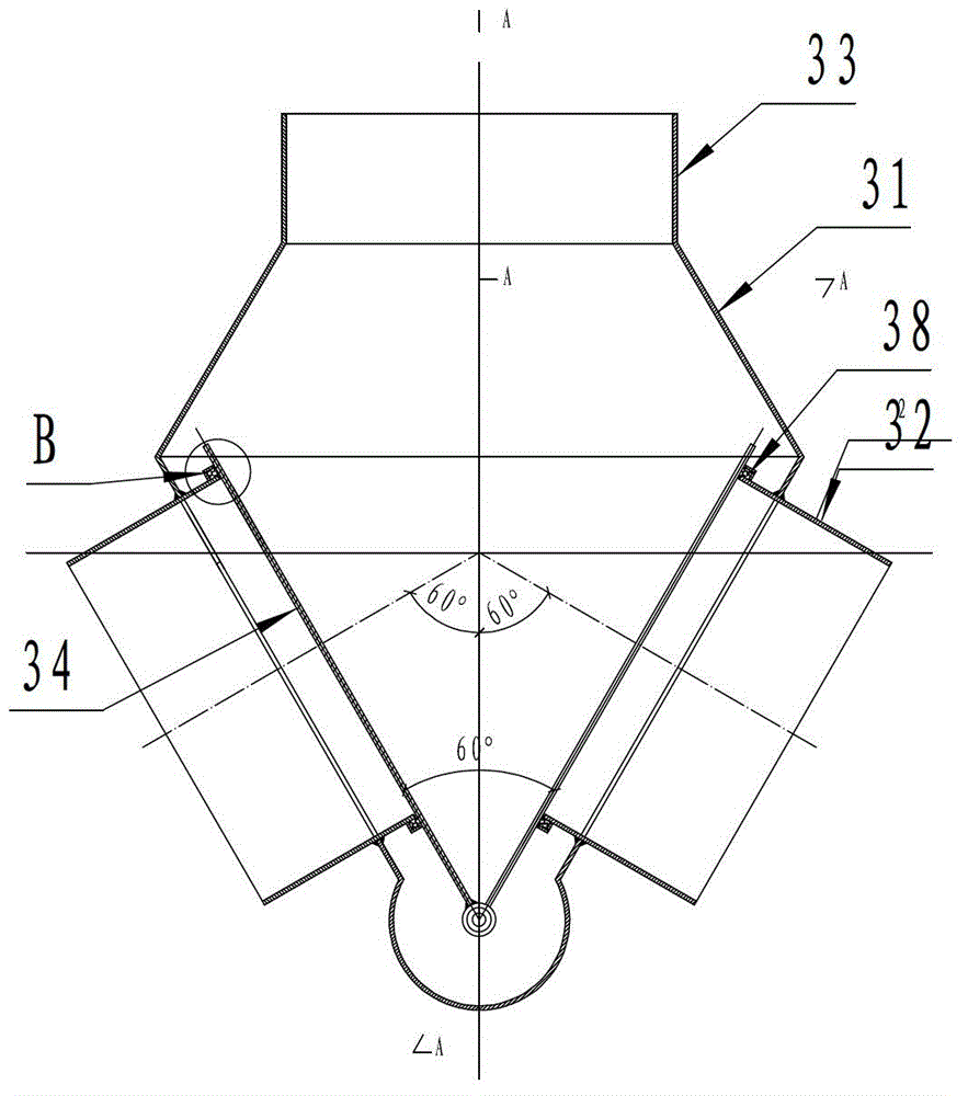 Seal-air automatic switching valve for flue damper door