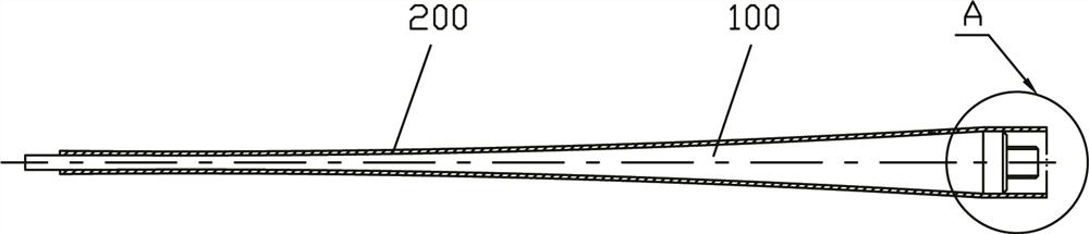 Dismounting device and method for seamless steel tube cold-rolling expansion-stop plug