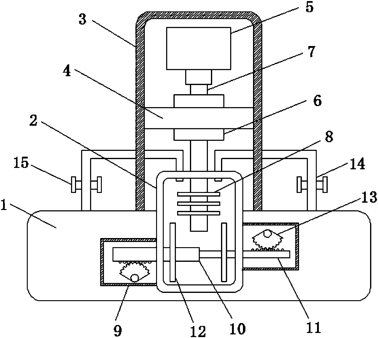 Novel energy source water mixing and stirring device