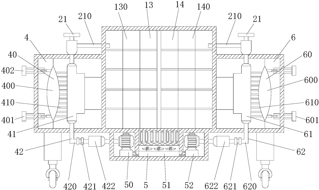 Differential-pressure pre-cooling fresh-keeping device for fruits and vegetables