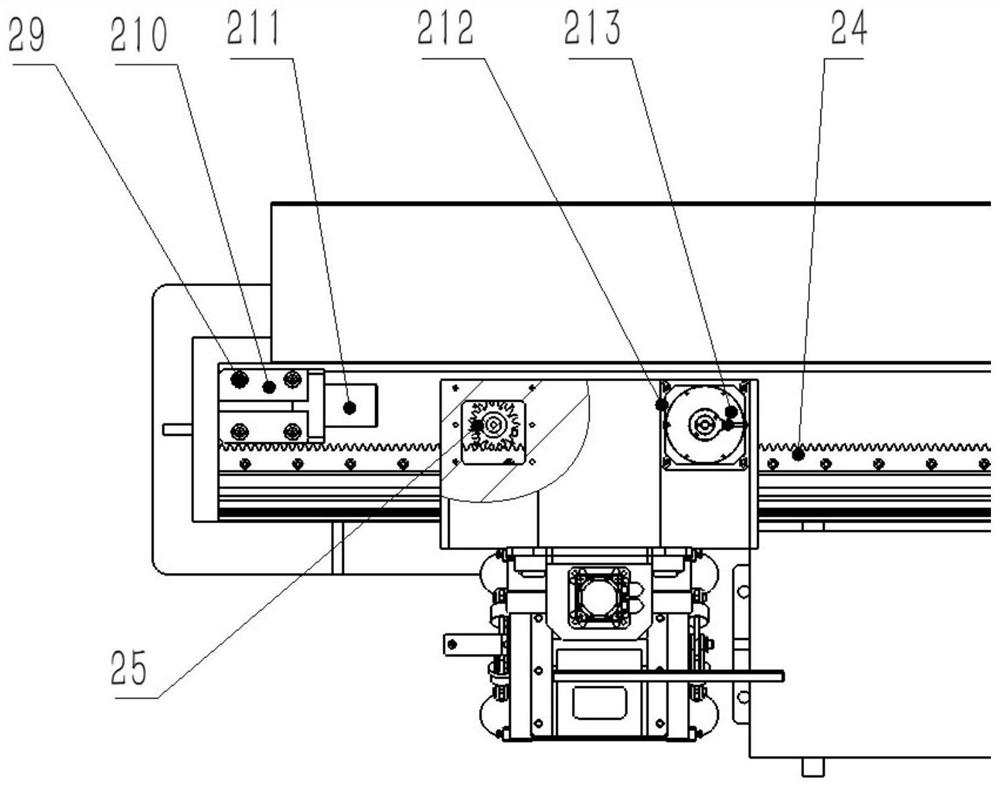 Wall thickness detection device based on spheroidal graphite cast pipe