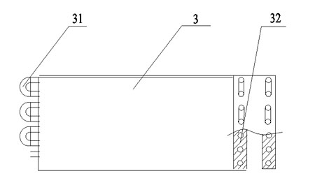 Condensed water processing system for portable air conditioner