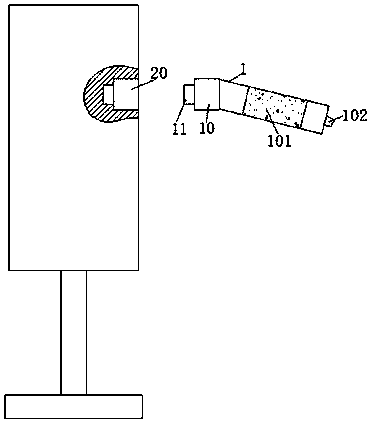 New energy automobile charging device