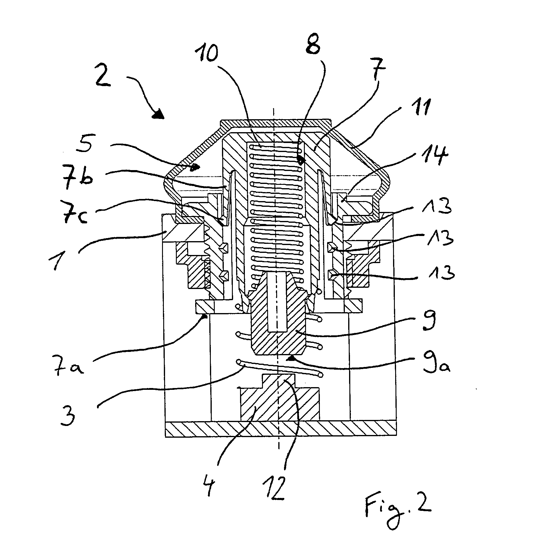 Operating device for manual actuation of hoisting equipment