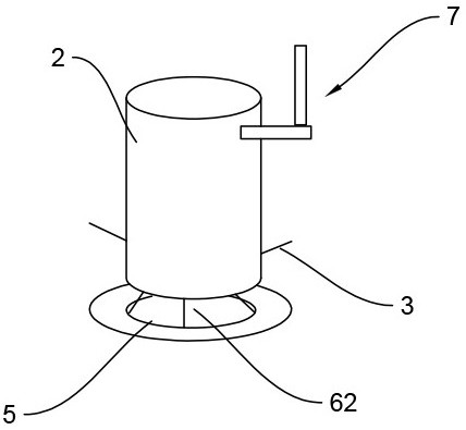 Emulsion paint stirring device for indoor buildings